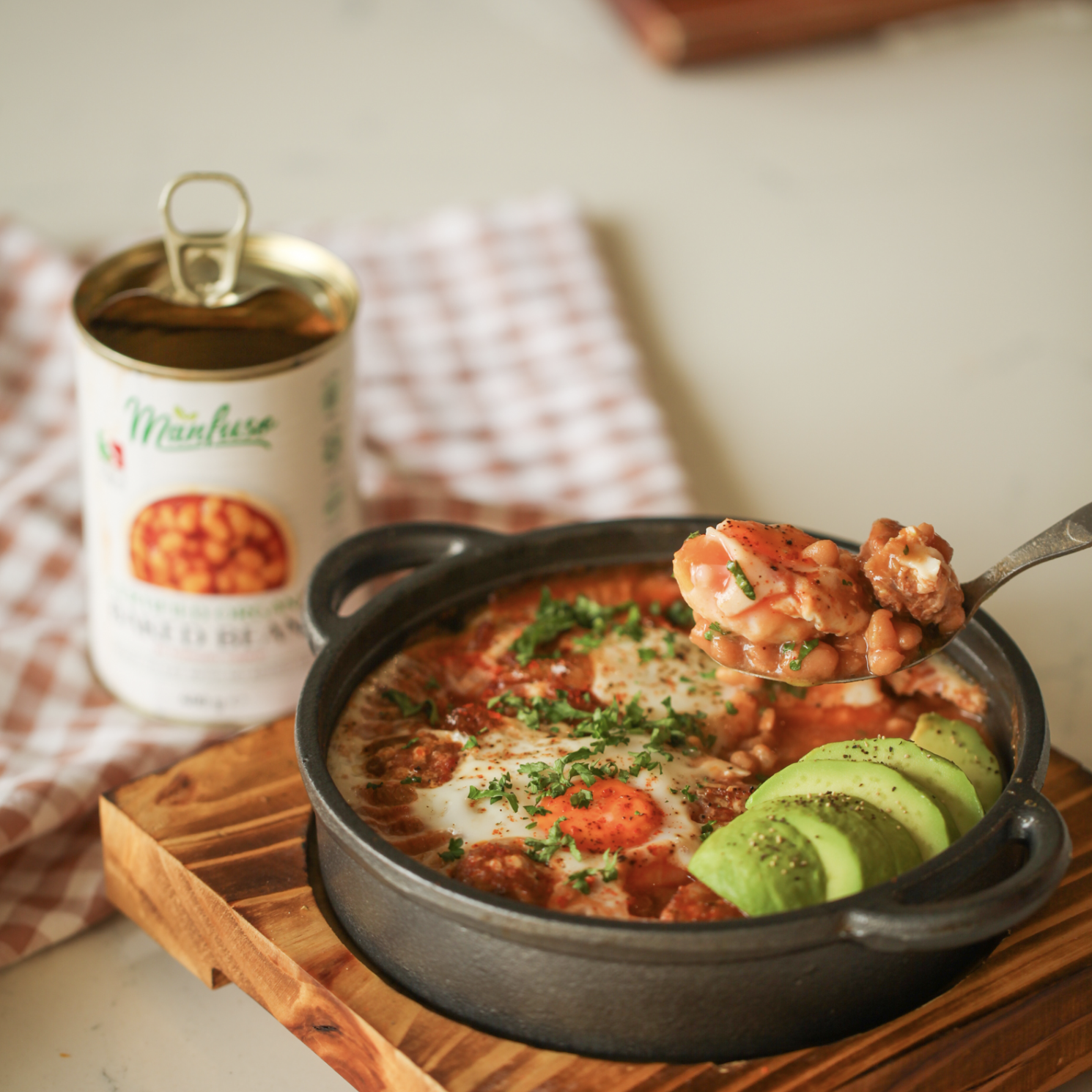 Organic Baked Beans in Tomato Sauce - Manfuso